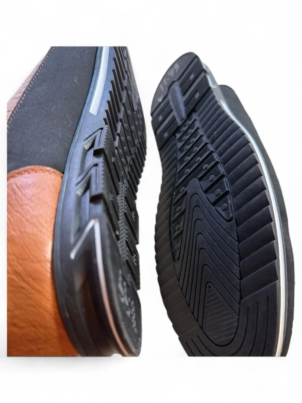 Kikyko Brown Black Men's Lace-Up Shoes EU 52